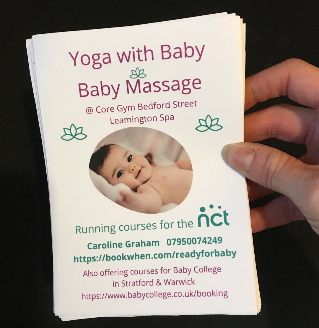 carolinereadyforbaby
Getting ready to do a baby massage taster session at Tiny Tots and Toddlers at Mary Immaculate Primary school today. If anyone would like to come to a taster but can't make it today I'm running an online session next Wednesday
Details here bookwhen.com/readyforbaby

@birth_and_beyond_collective 
@babycollegemidwarwickshire 

#babymassage #Leamingtonbabygroup #warwickbabygroup #warwicknewparents
